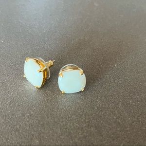 Kate Spade New York White Square Stud Earrings
